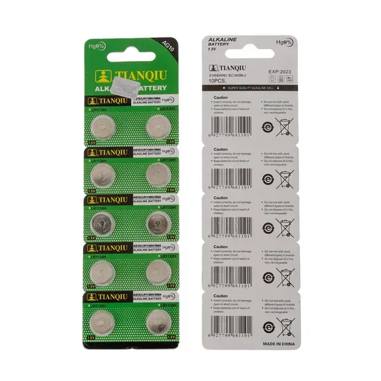 AG10 / LR1130 Alkaline Button Cell 1.5V — Watch & Toy Battery — image 1