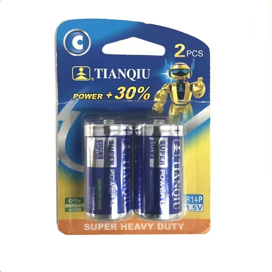 R14 C Size Carbon Zinc Battery 1.5V — Heavy Duty Cell
